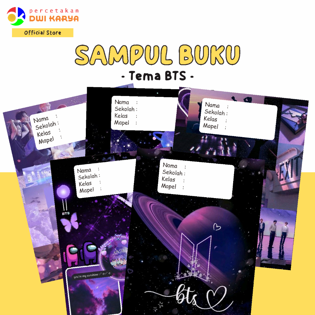 

Sampul Buku BTS Uk 21x16 Cm Bisa Request Ukuran