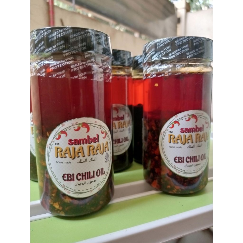 

EBI CHILI OIL 300gr SAMBEL RAJARAJA