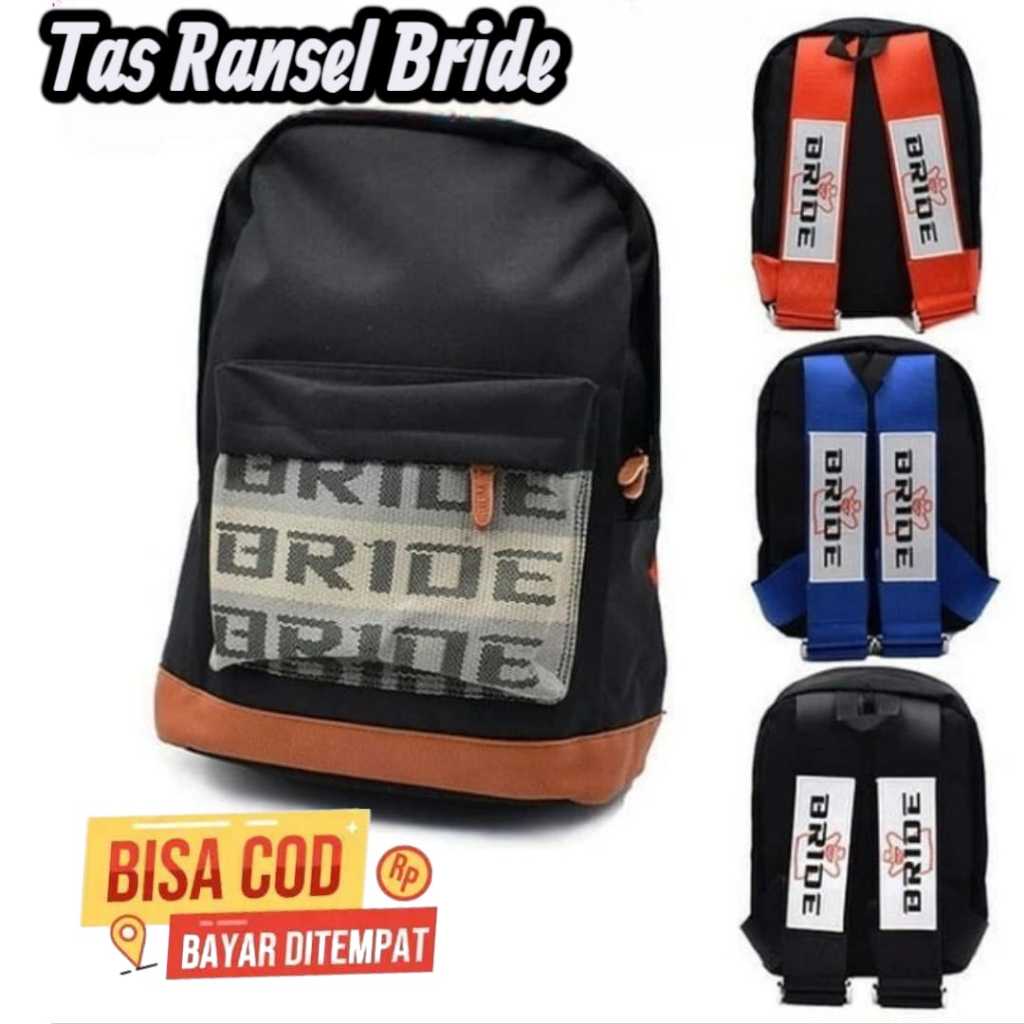 POM88 - Tas Ransel BRIDE | Tas Ransel Racing JDM Bride / TAS RANSEL  BRIDER TERLARIS