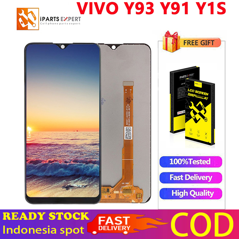 IPARTSEXPERT LCD Screen For Vivo Y91 Y91I Y91C Y93 Y95 Y1S Set Layar Sentuh Lcd Hp Untuk Vivo Y91 Y9