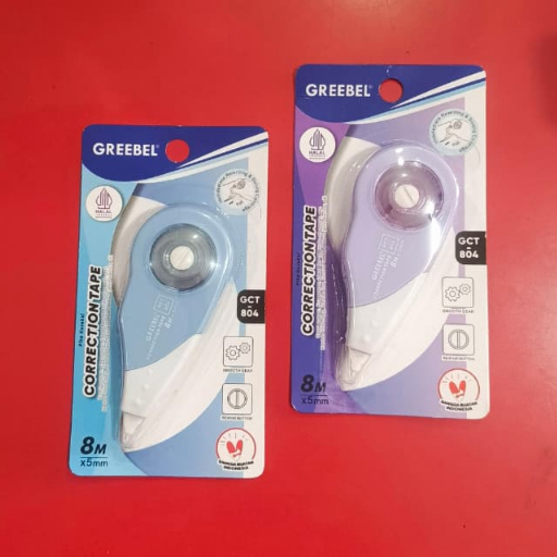 

GREEBEL CORRECTION TAPE GCT-804 | PITA KOREKSI GREEBEL 8M