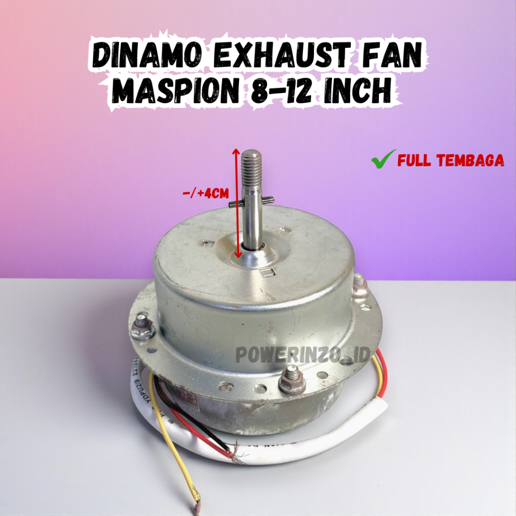 DINAMO kipas EXHAUST/hexos MASPION 8-12 inch TEMBAGA/CU/motor EXHAUST/HEXOS 8-12" MASPION TEMBAGA