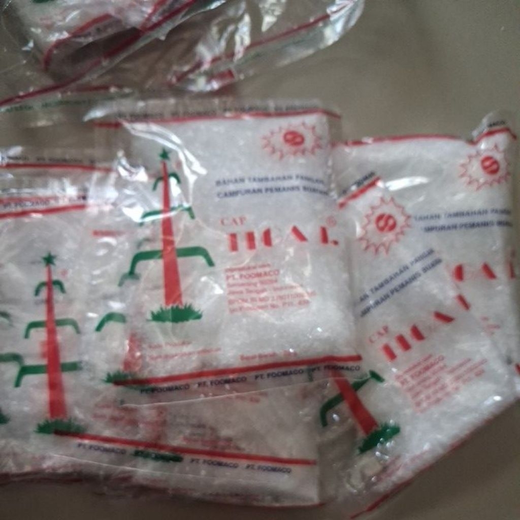 

Pemanis buatan TIGA T (3T)PAKET isi 5 PCS