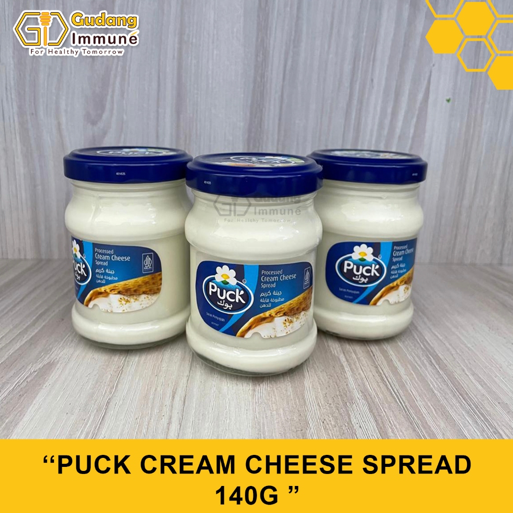 

Cream Cheese,Puck Cream Cheese Spread,Puck Olesan Keju Krim , Keju Oles 140g - Gudang Immune