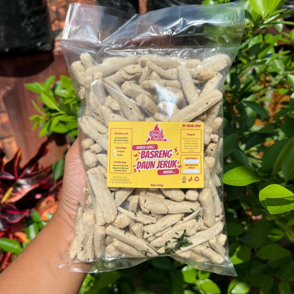 

250 Gram Basreng Daun Jeruk Rasa Original