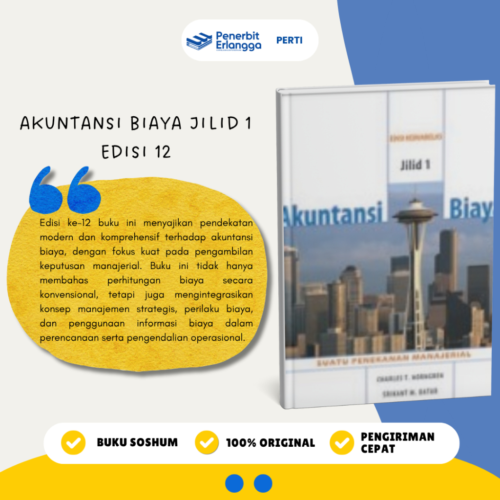 [Erlangga Official] Akuntansi Biaya Manajerial 1 - Charler T. Hongren