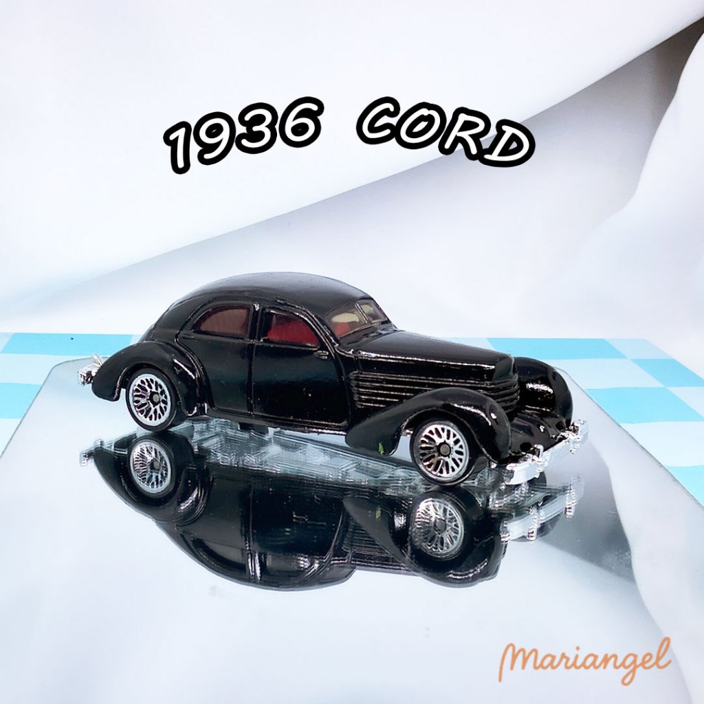 Hot Wheels HW 1936 Cord hitam loose card diecast tidak ada card