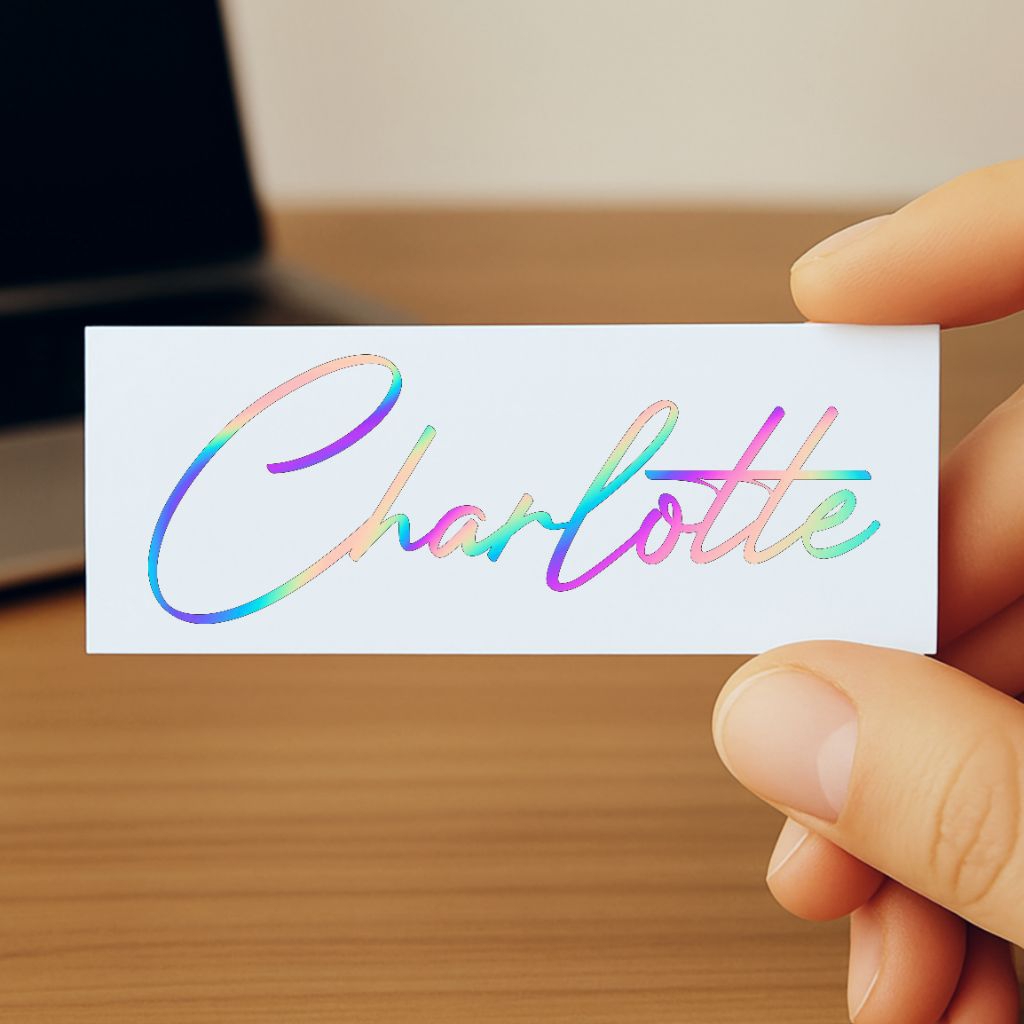 

Sticker Nama Tanda Tangan Custom Huruf Bersambung Timbul Anti Air