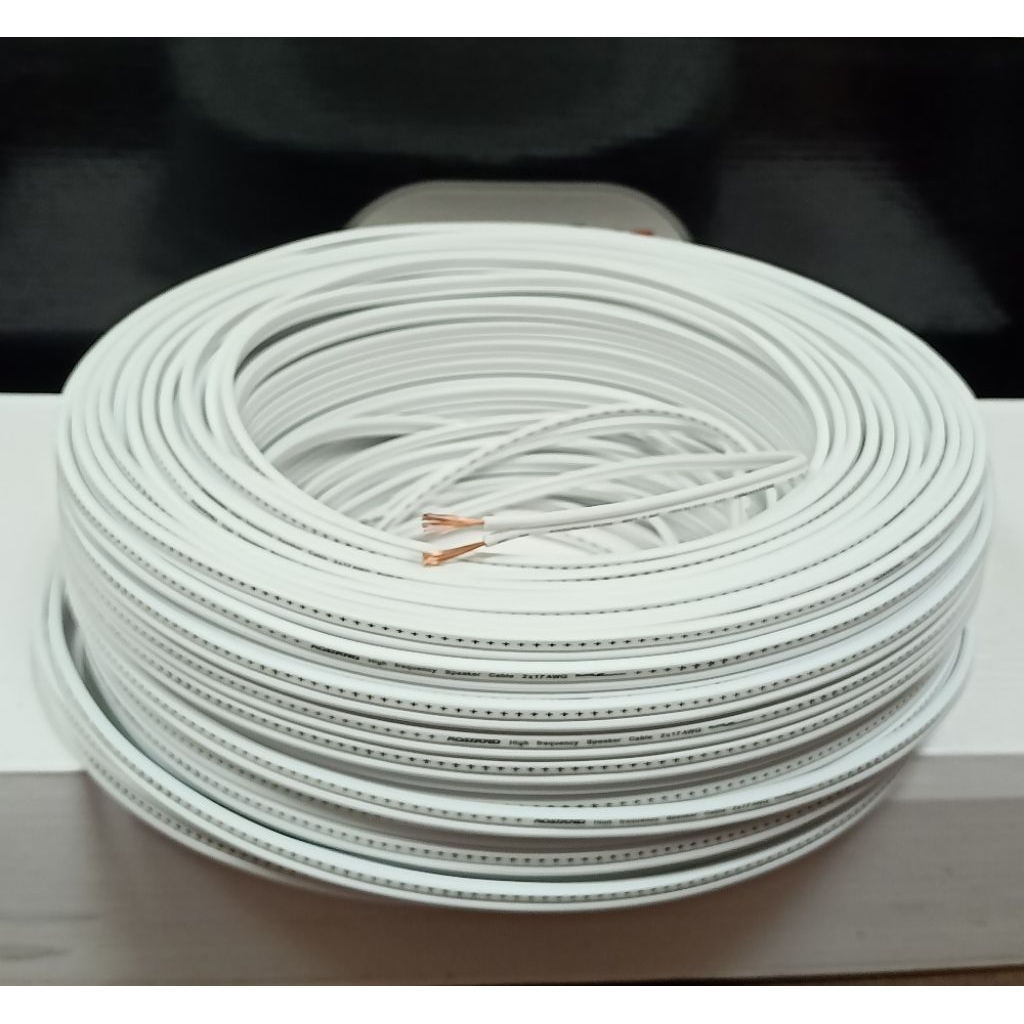 Kabel Speaker Kabel Subwoofer Rostand 17awg Tembaga Murni