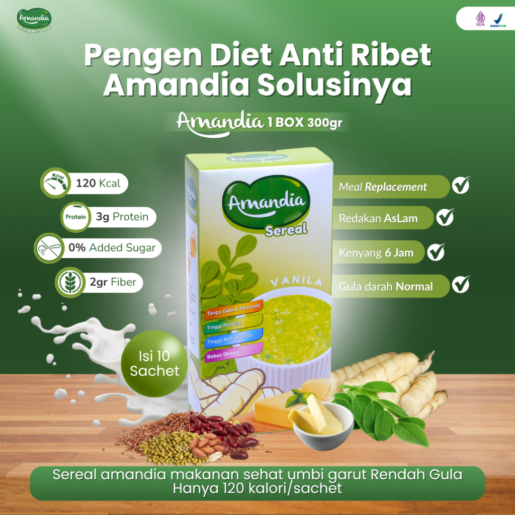 

Amandia Sereal Diet Solusi Untuk Anda Yang Ingin Punya Badan Sehat Dan Ideal