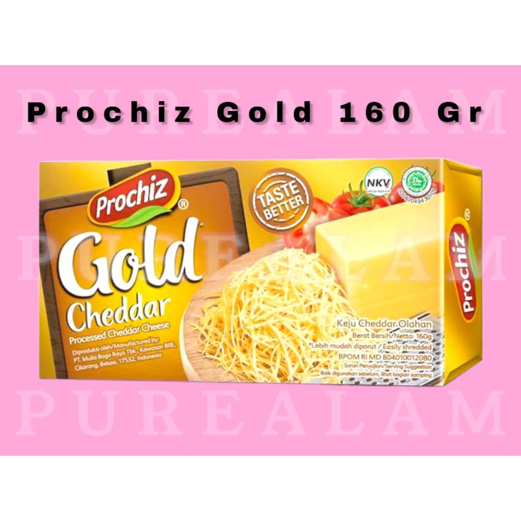 

Keju Prochiz Cheddar Gold kecil 160 gram Murah Expired Terbaru