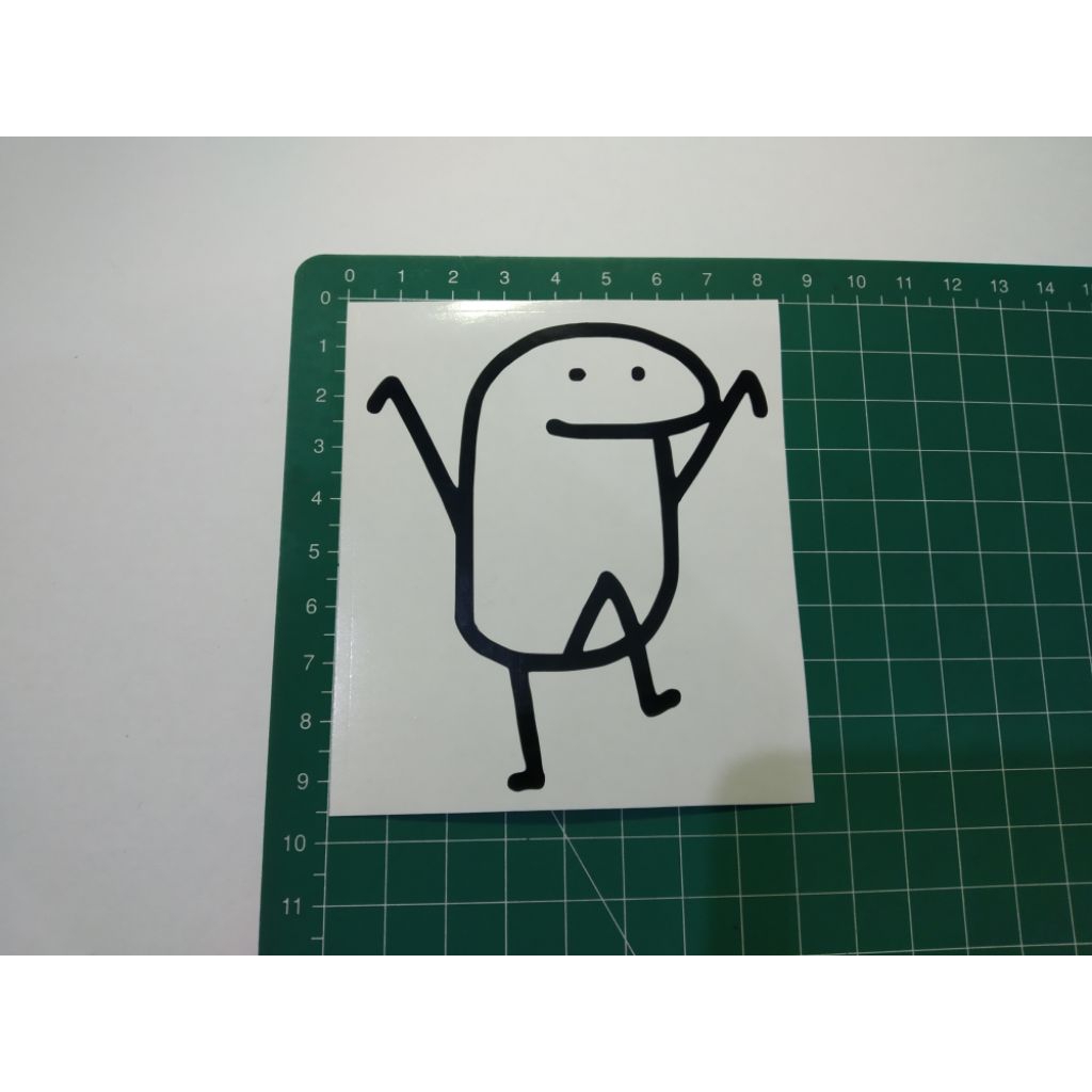 

stiker cutting flork meme
