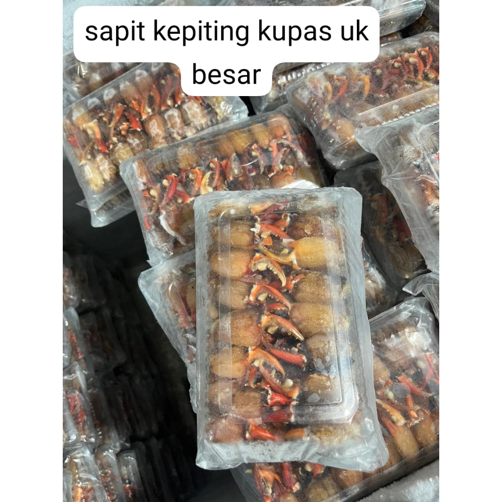

Capit Kepiting besar Cimkong Siap Masak Crab Claw 500gr Healthy Wagyu