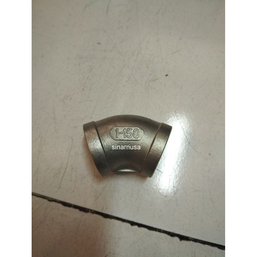 Elbow 45° Stainless 304 Drat 1" inchi DN 25