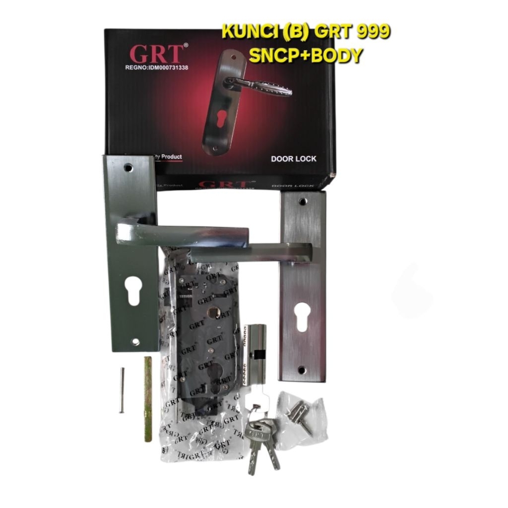 KUNCI PINTU SEDANG GRT NP + BODY / KUNCI PINTU RUMAH 1 SET