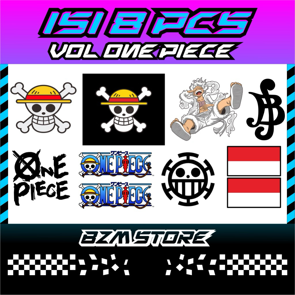 

STIKER VIRAL ONE PIECE BENDERA INDONESIA STICKER