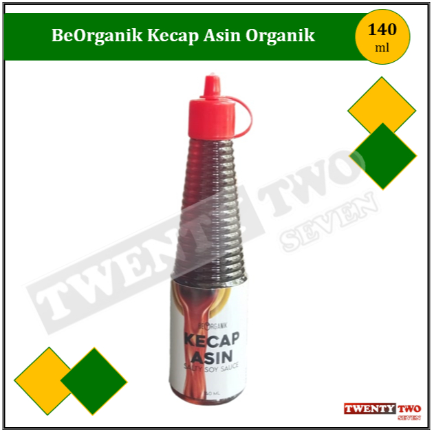 

[6 X]BeOrganik Kecap Asin Organik 140 ml