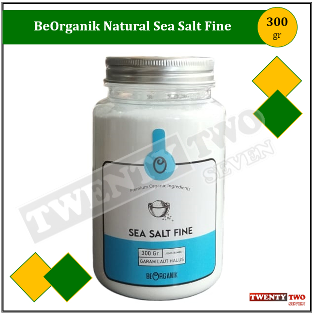 

[6 X]BeOrganik Natural Sea Salt Fine Big 300 gr