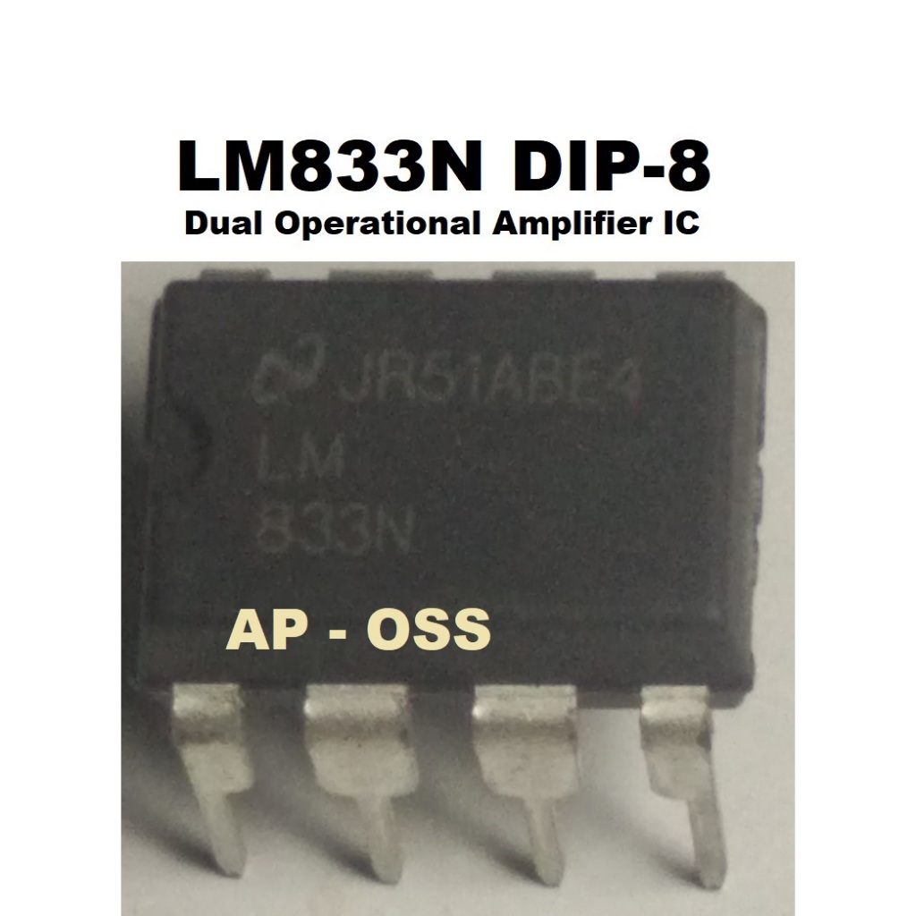 LM833N LM833 DIP-8 Dual Op Amp IC