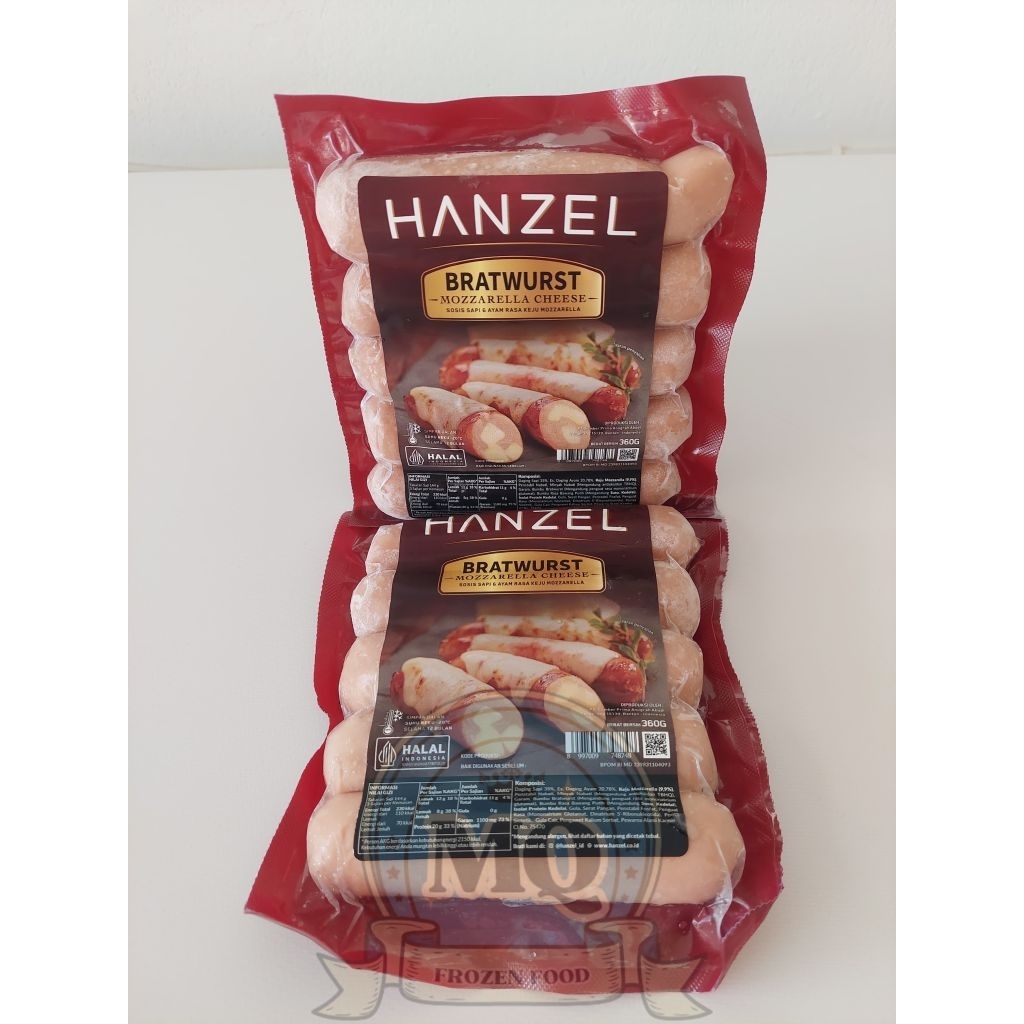 

Hanzel sosis mozzarella cheese 360gr