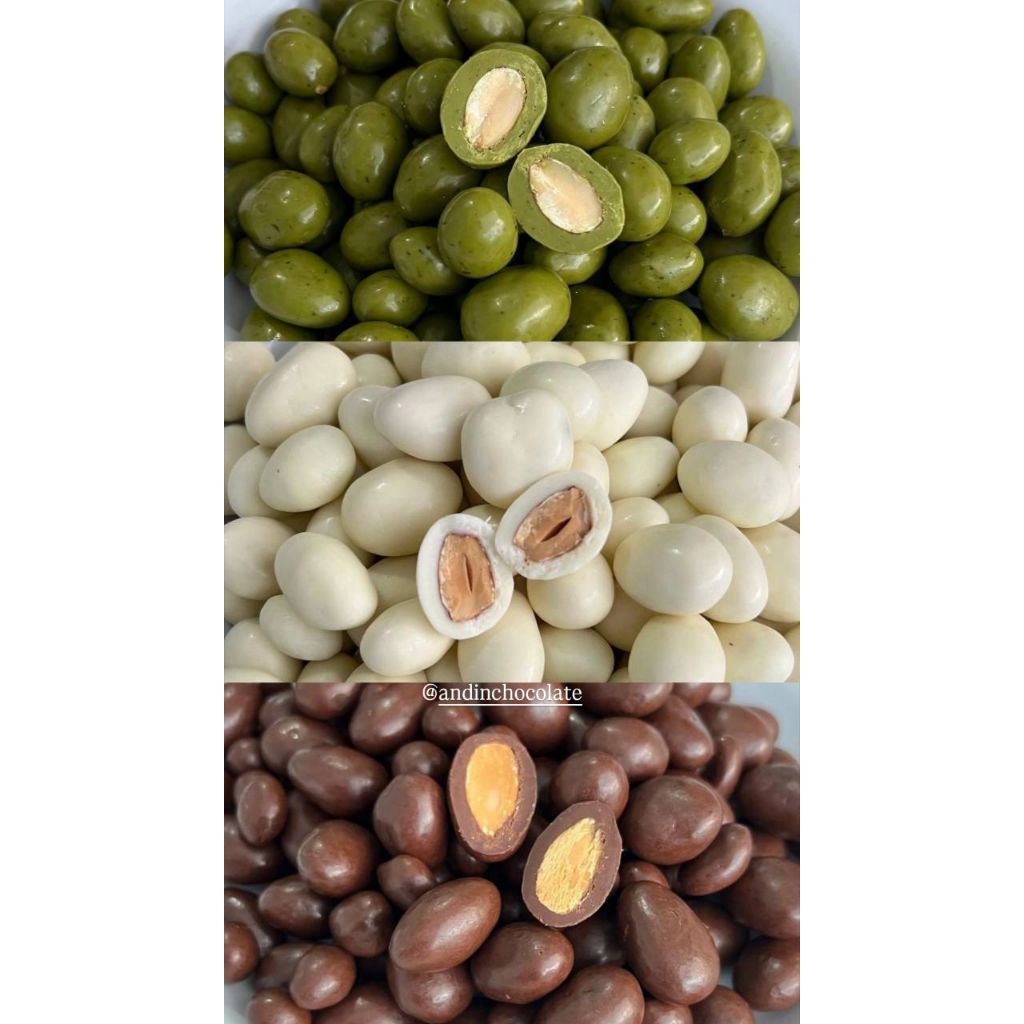 

Silverqueen Bites SQ Bites Dark almond/ Greentea almond / White almond