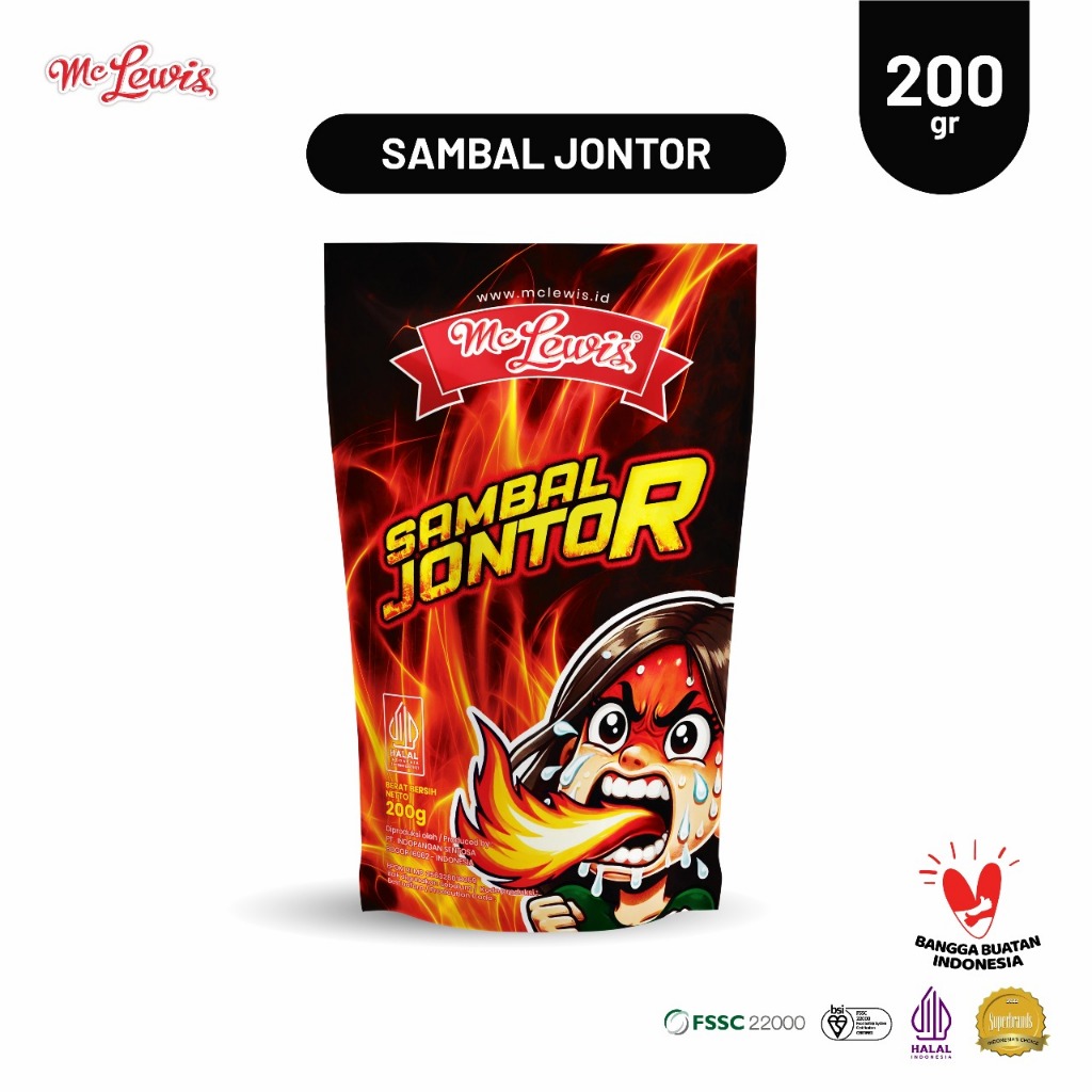 

Mc Lewis Sambal Jontor 200gr