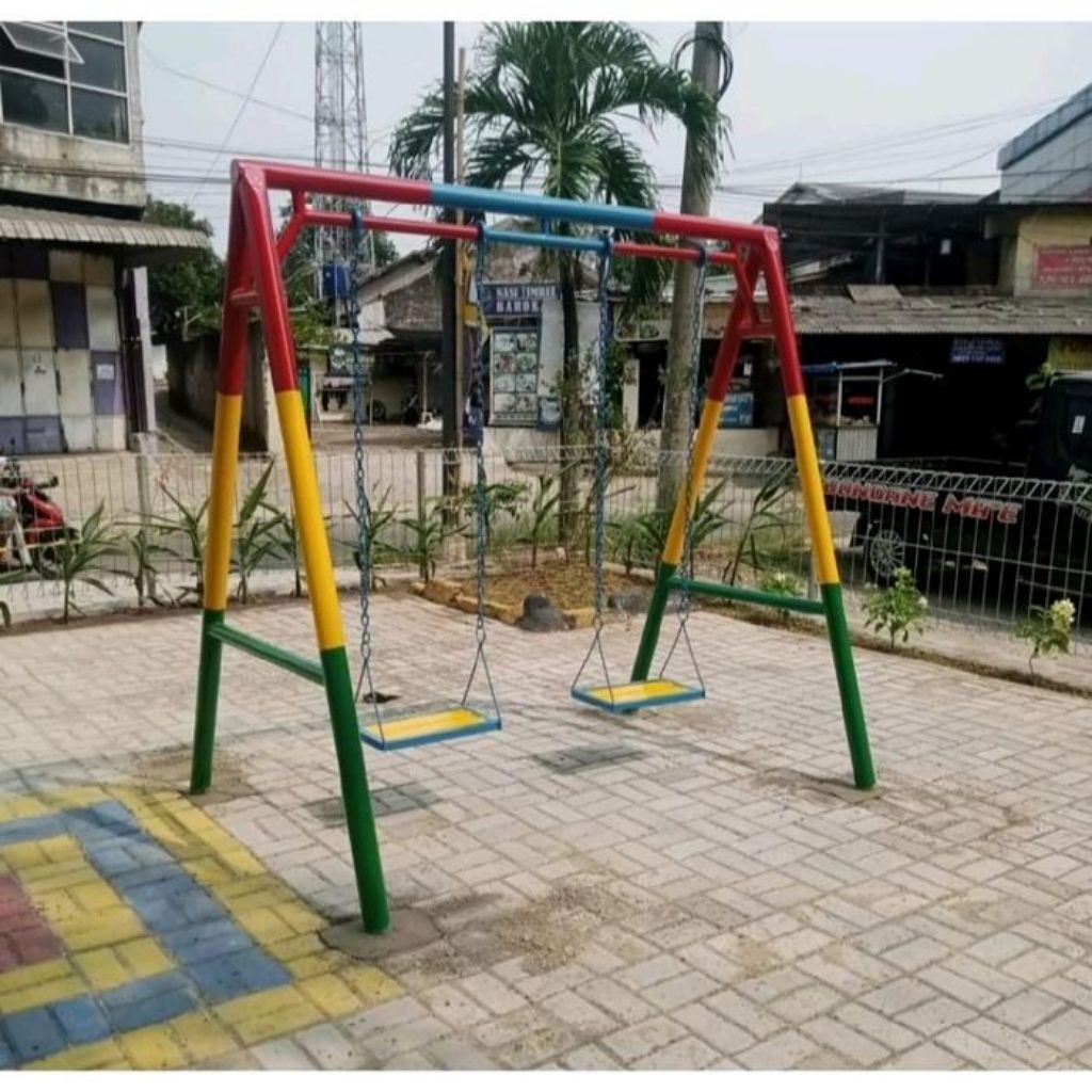 Ayunan Rantai Anak Tk Besi Model 4