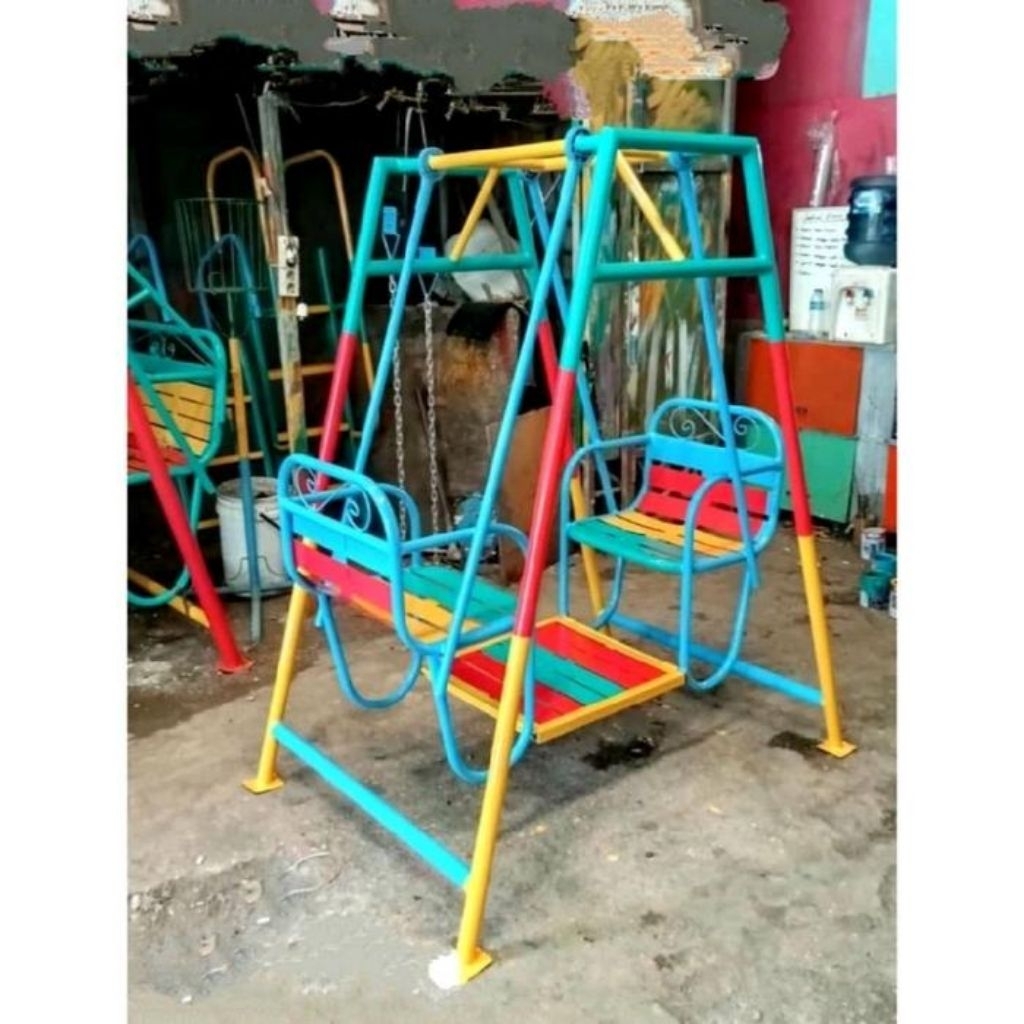 Ayunan Bangku Anak Tk Besi Model 1