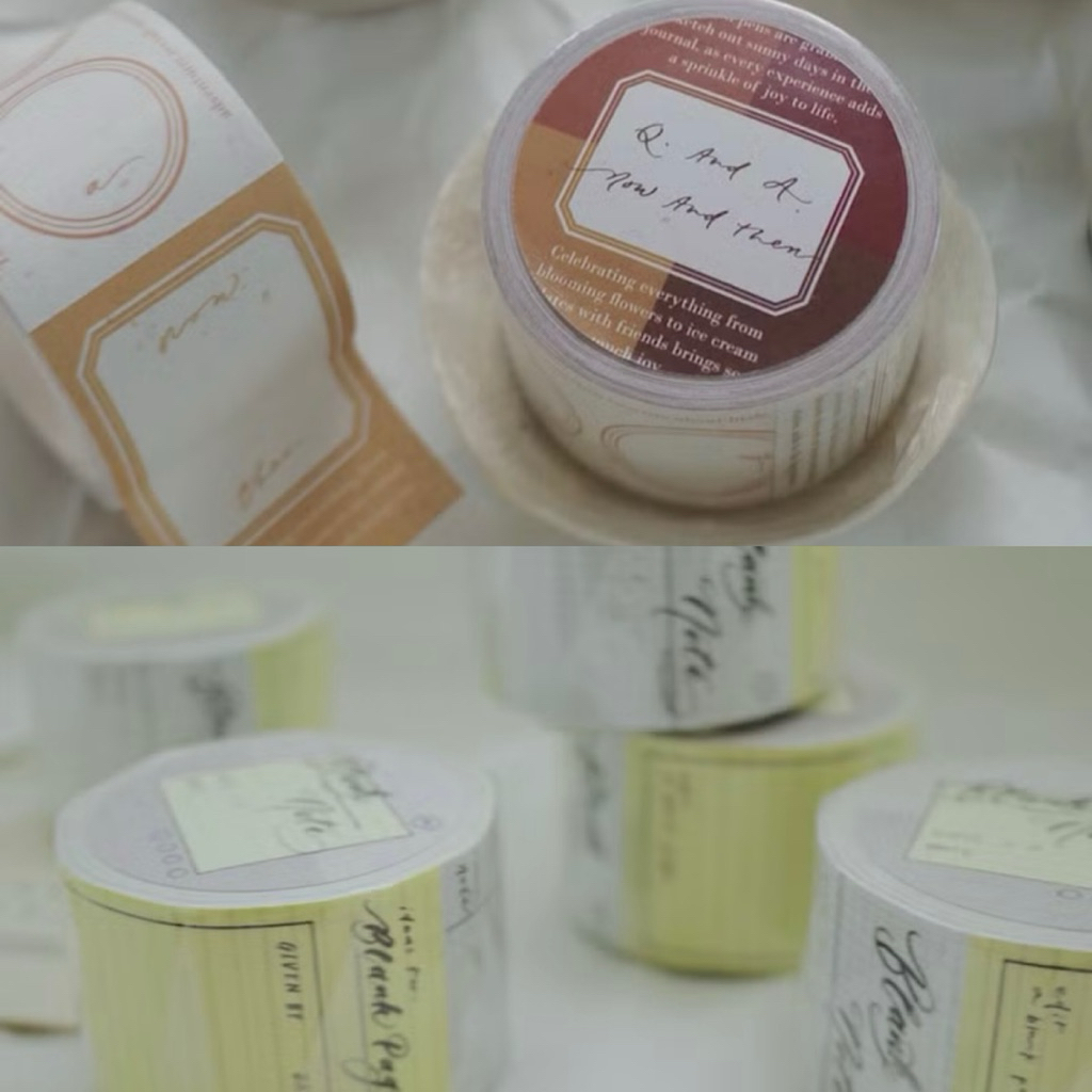 

Mr. Eggplants Sticky Tape - blank note / now and then