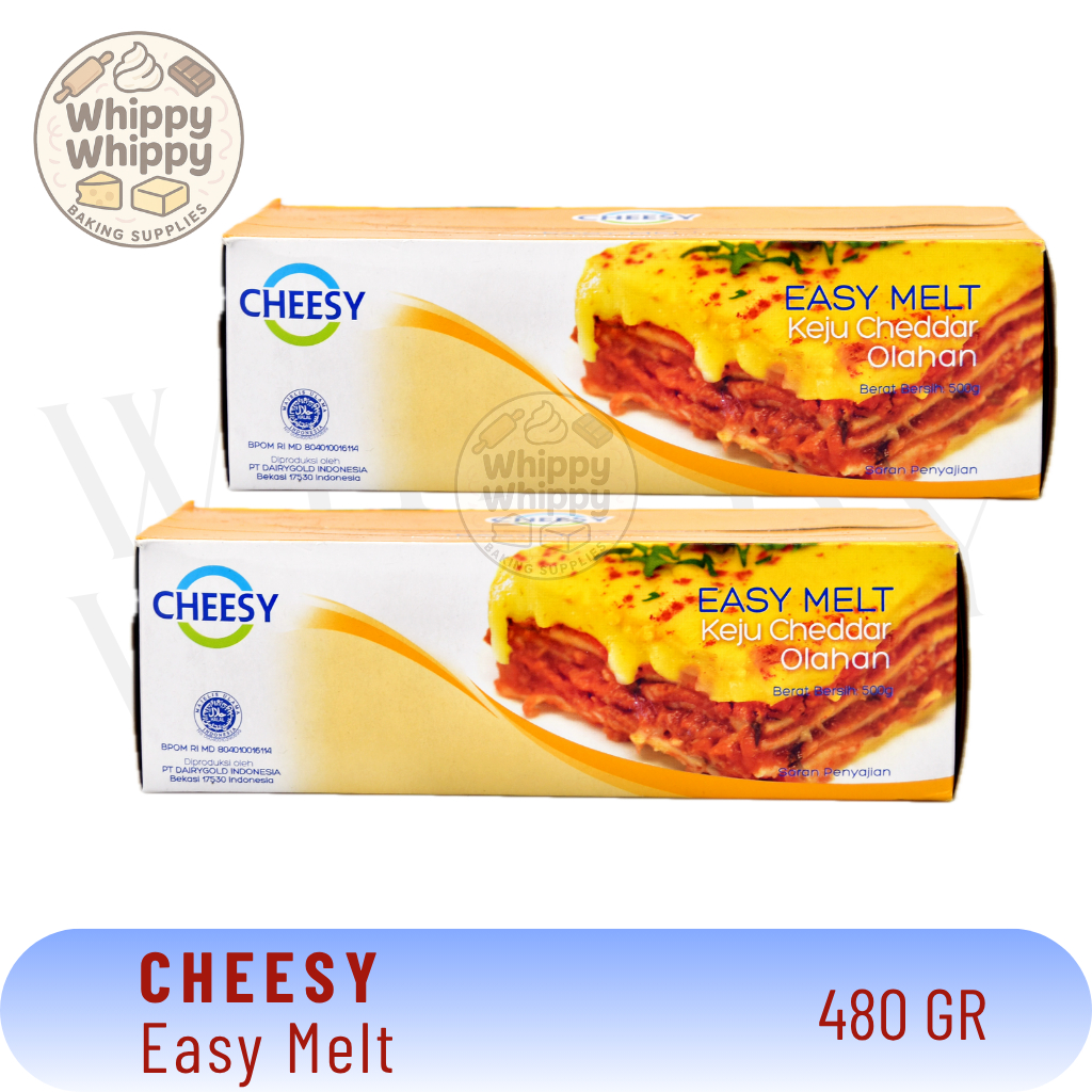 

Cheesy Easy Melt 480 GR / Keju Lumer / Keju Easy Melt