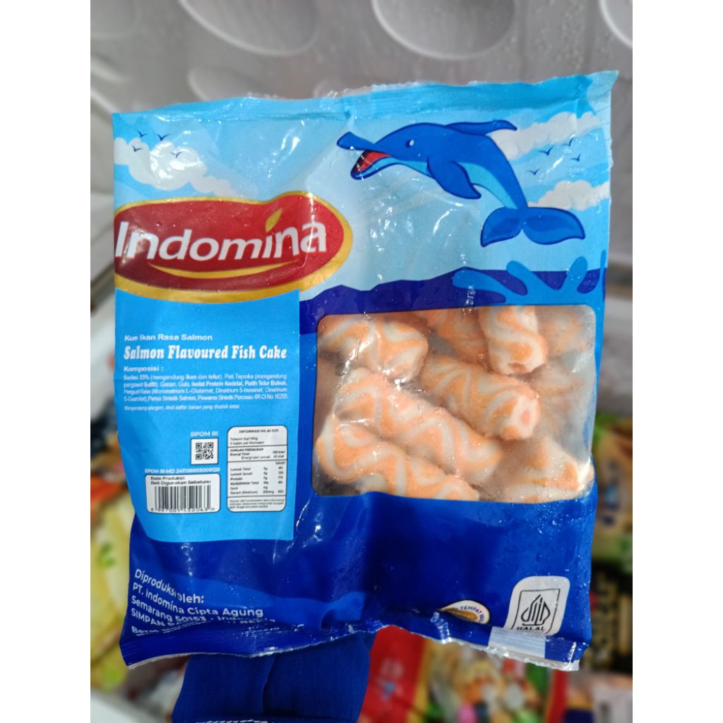

Indomina salmon fish cake 500gr