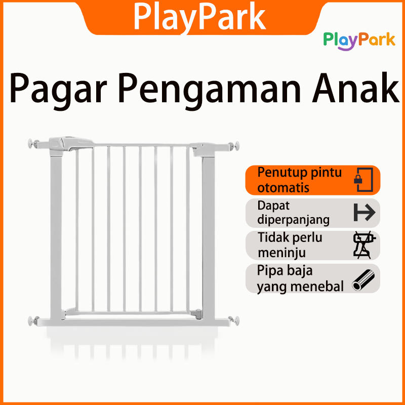 PlayPark Baby Safety Gate Pagar Pengaman Anak Pagar Pintu Bayi Penghalang Pintu Bayi Pagar Tangga Ba