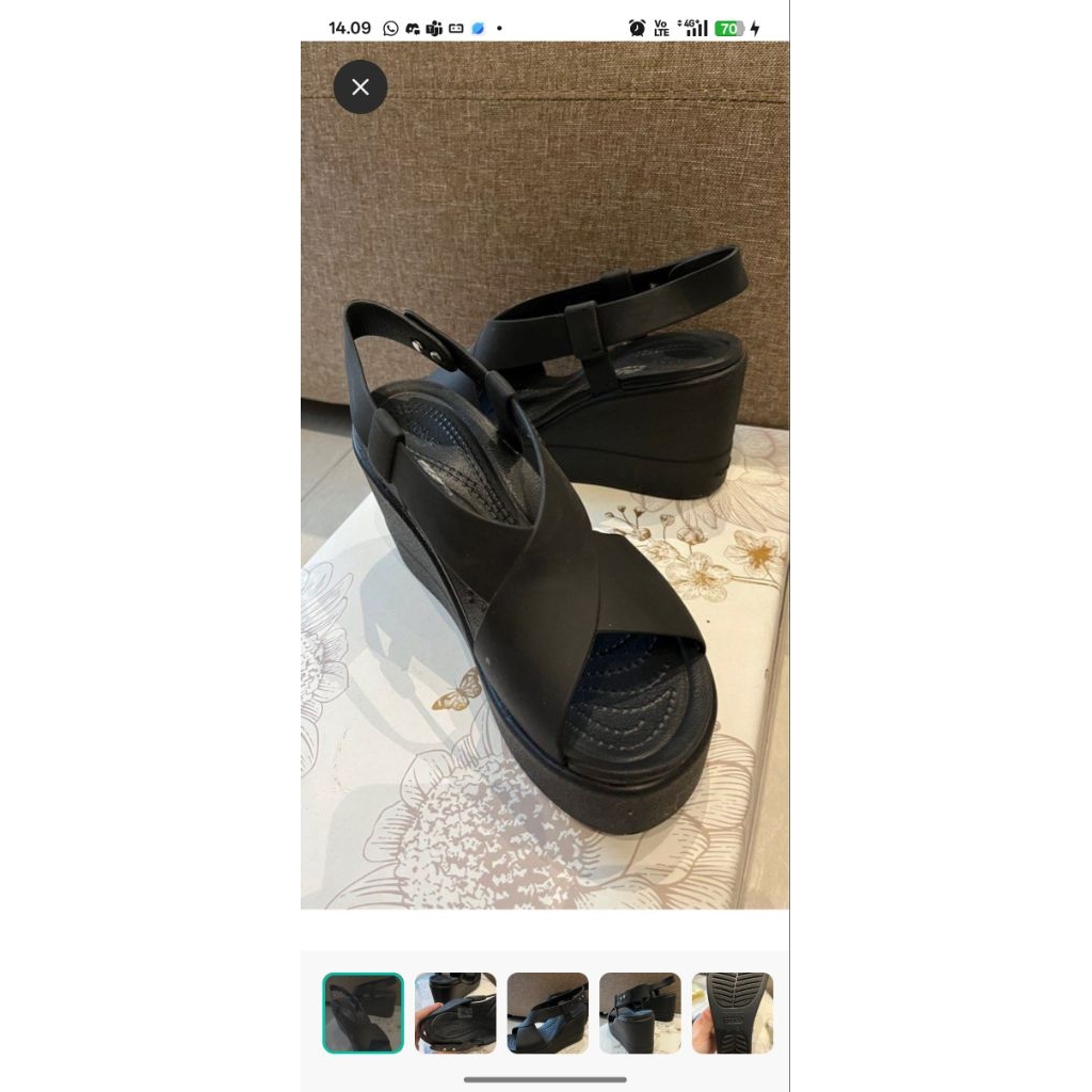 Crocs Brooklyn High Wedges