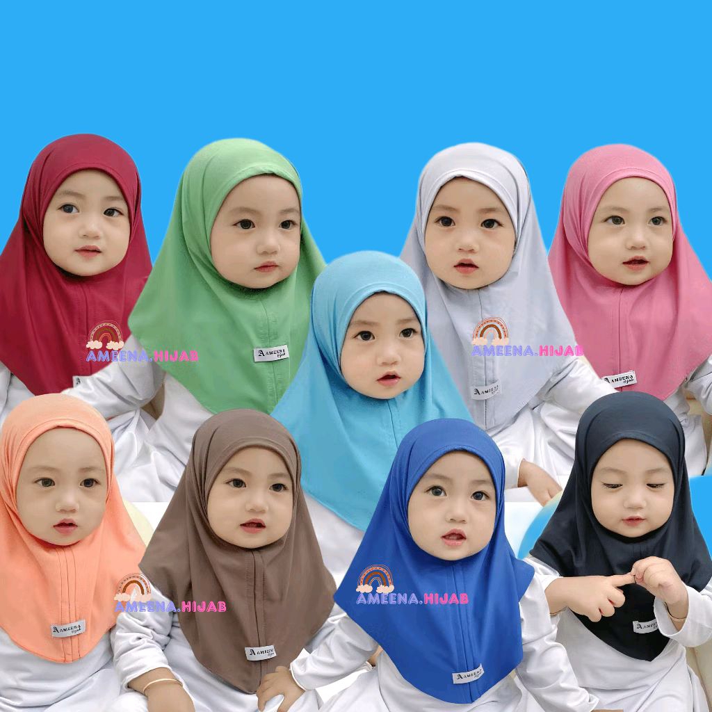 Hijab Instan Bayi 1 Tahun Jilbab Anak Bayi Usia 0 6 12 Bulan