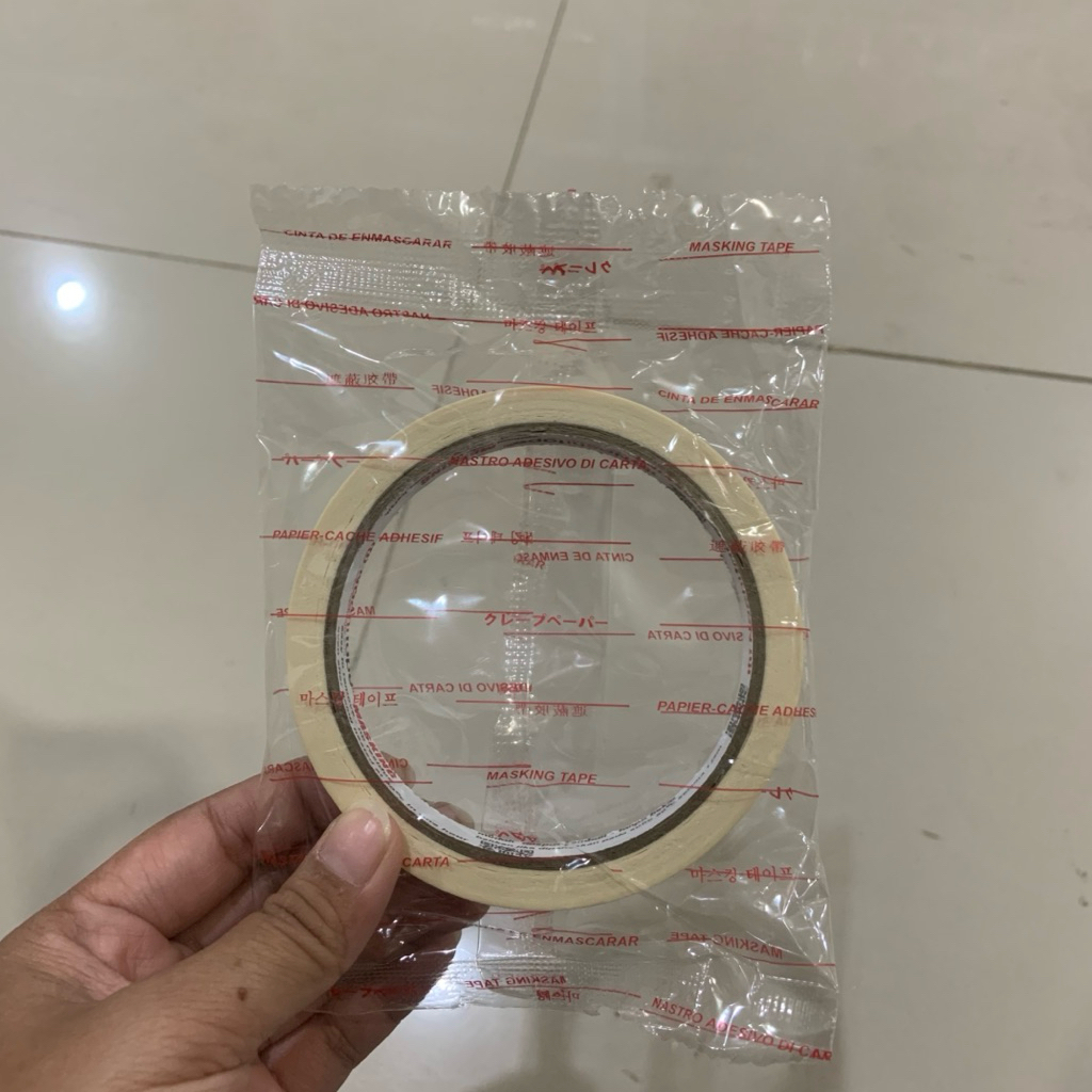 

NACHI Lakban Kertas Isolasi Solasi Masking Tape 1/2 inch (12mmx20yd) murah berkualitas