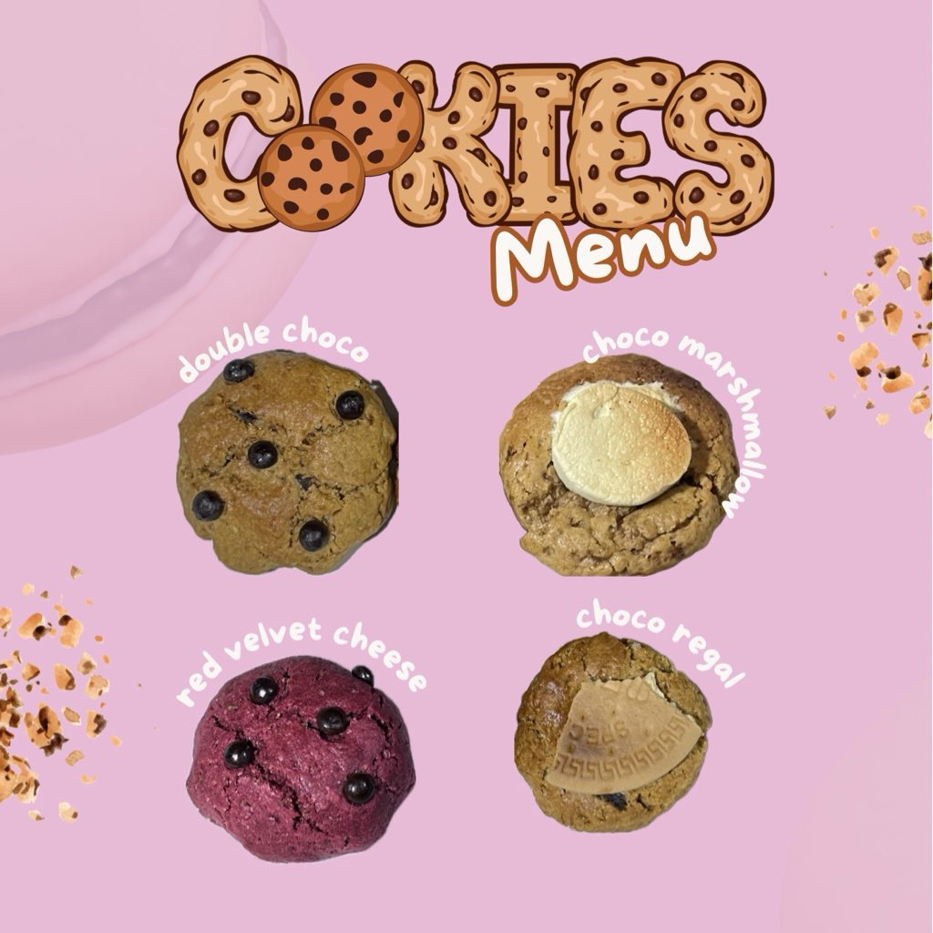 

Choco Red Velvet Marshmallow Cookies