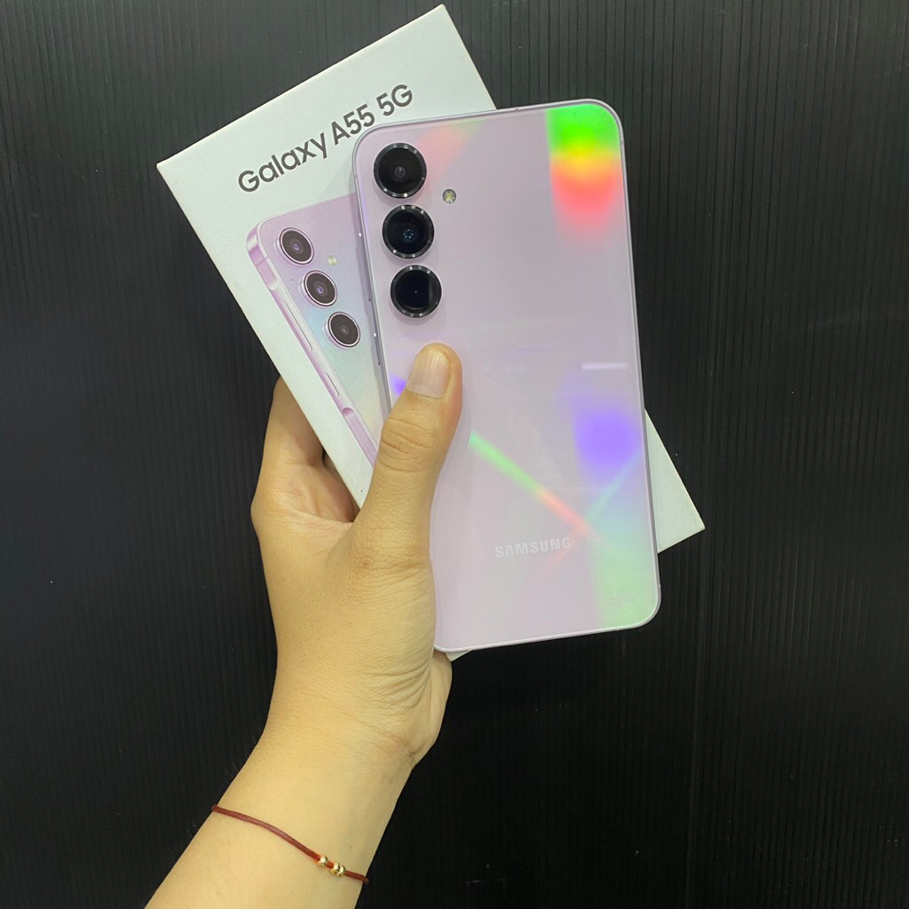 Samsung A55 5g 12/256gb second bekas pakai normal fullset ori