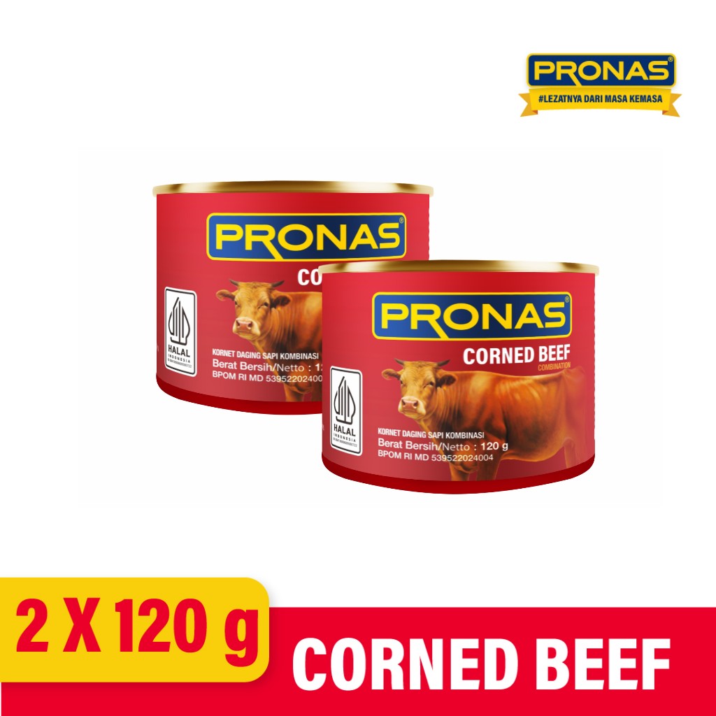 

Pronas Kornet Sapi Regular 120 g Bundling 2 pcs