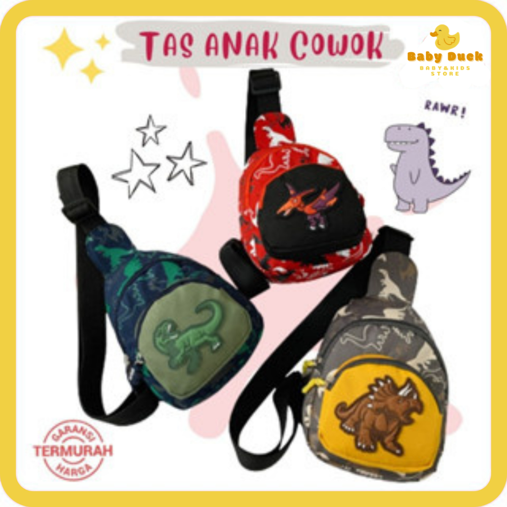 Tas Anak Cowok Selempang Import Original Tas Anak Laki Laki Keren Original