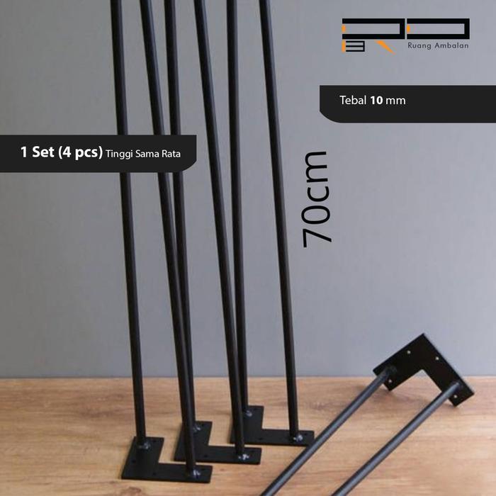 Termurah kaki meja besi Saja Tinggi 70 cm