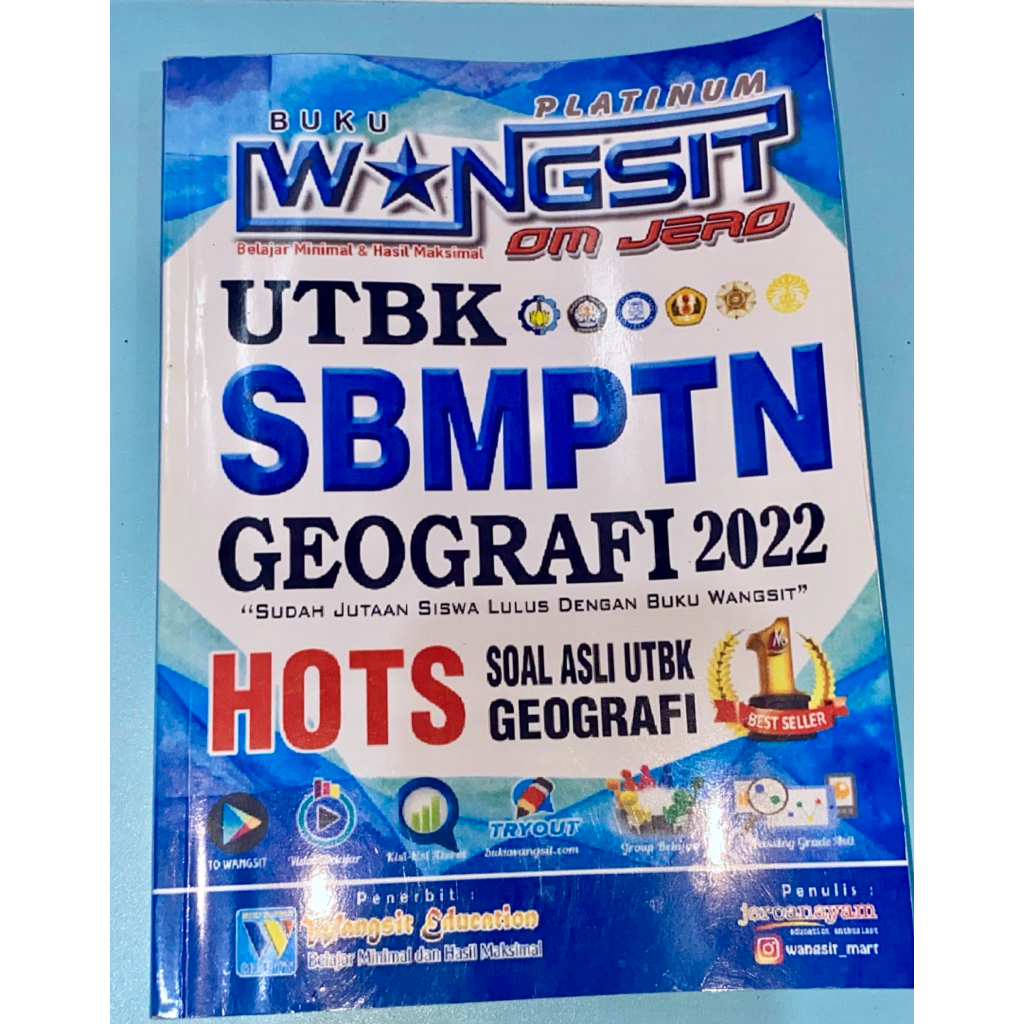 BUKU WANGSIT OM JERO UTBK / SNBT GEOGRAFI2022