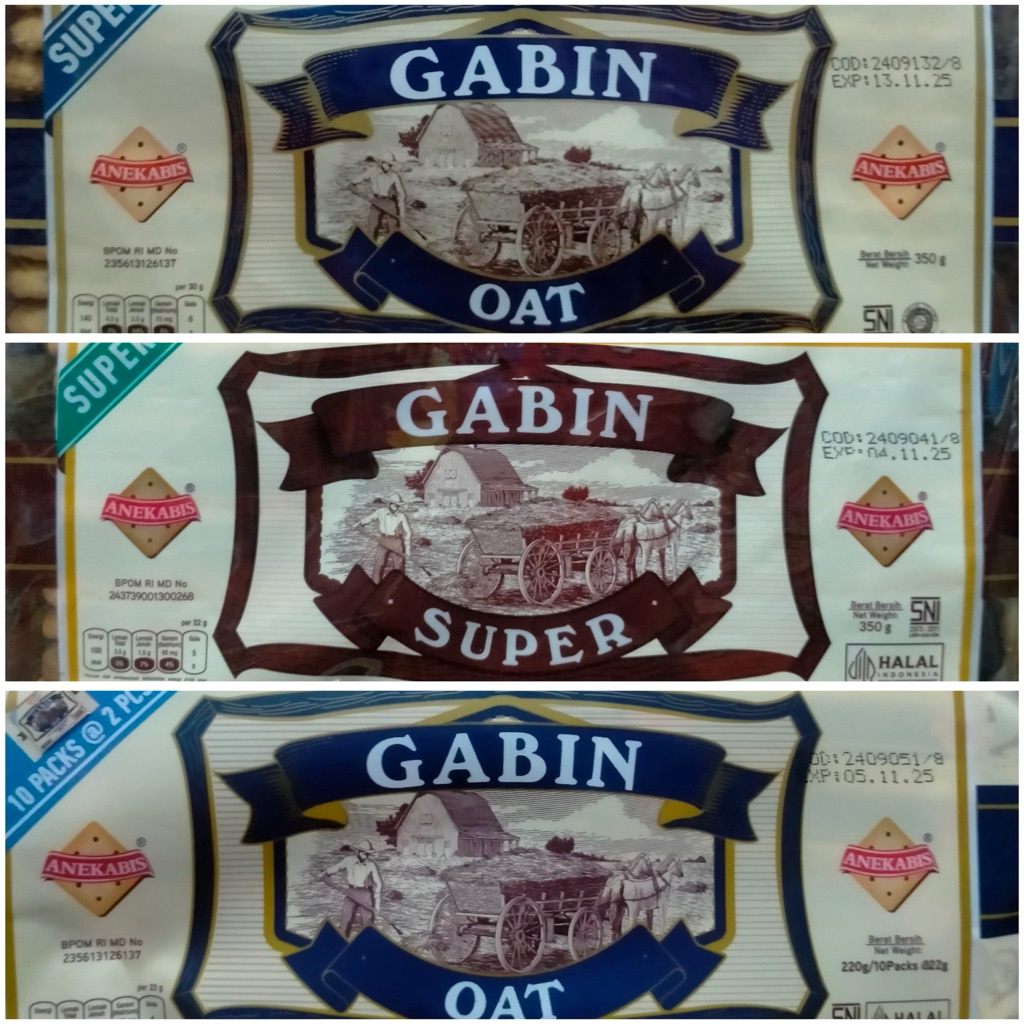 

Gabin Anekabis super biscuit All Varian 350 Gr