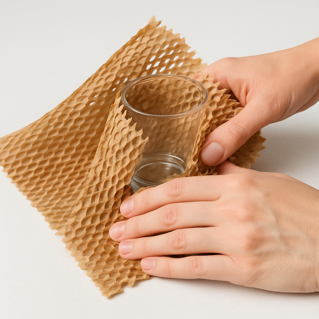 

Honeycomb Paper Wrap 50 cm x 10 m dan 30 cm x 10 m