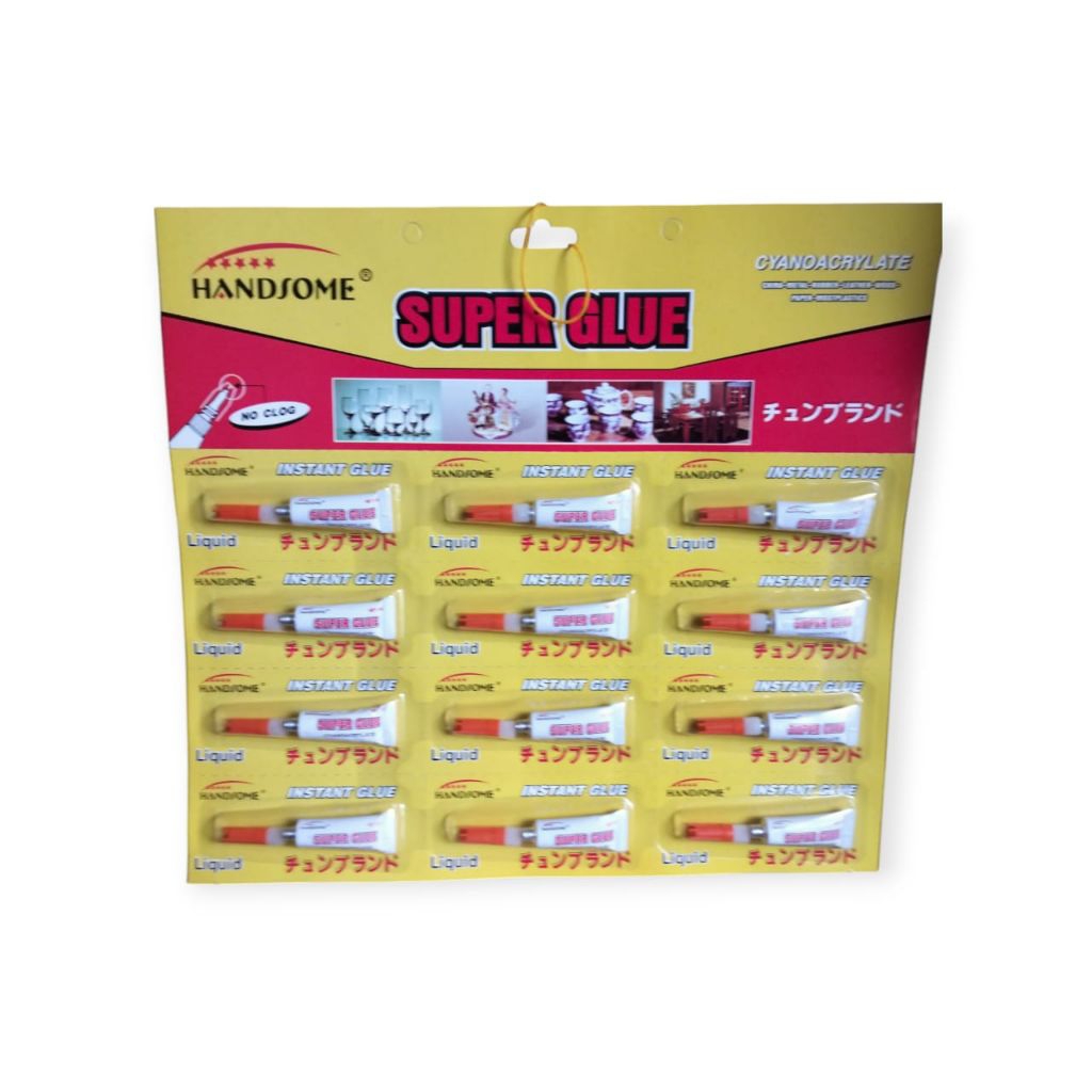 

1renceng 12 pcs lem superglue Handsome