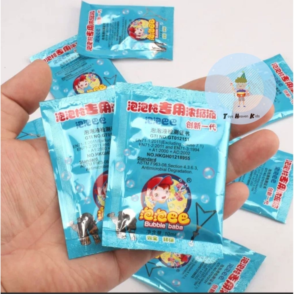 

Refil Cairan Isi Ulang Bubble Sachet 10ml