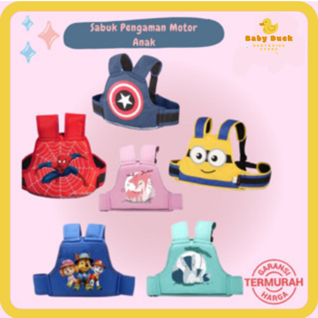 SABUK PENGAMAN MOTOR / SABUK PENGAMAN ANAK MUSIM PANAS TALI PENGAMAN BERKUDA TALI BAYI SABUK