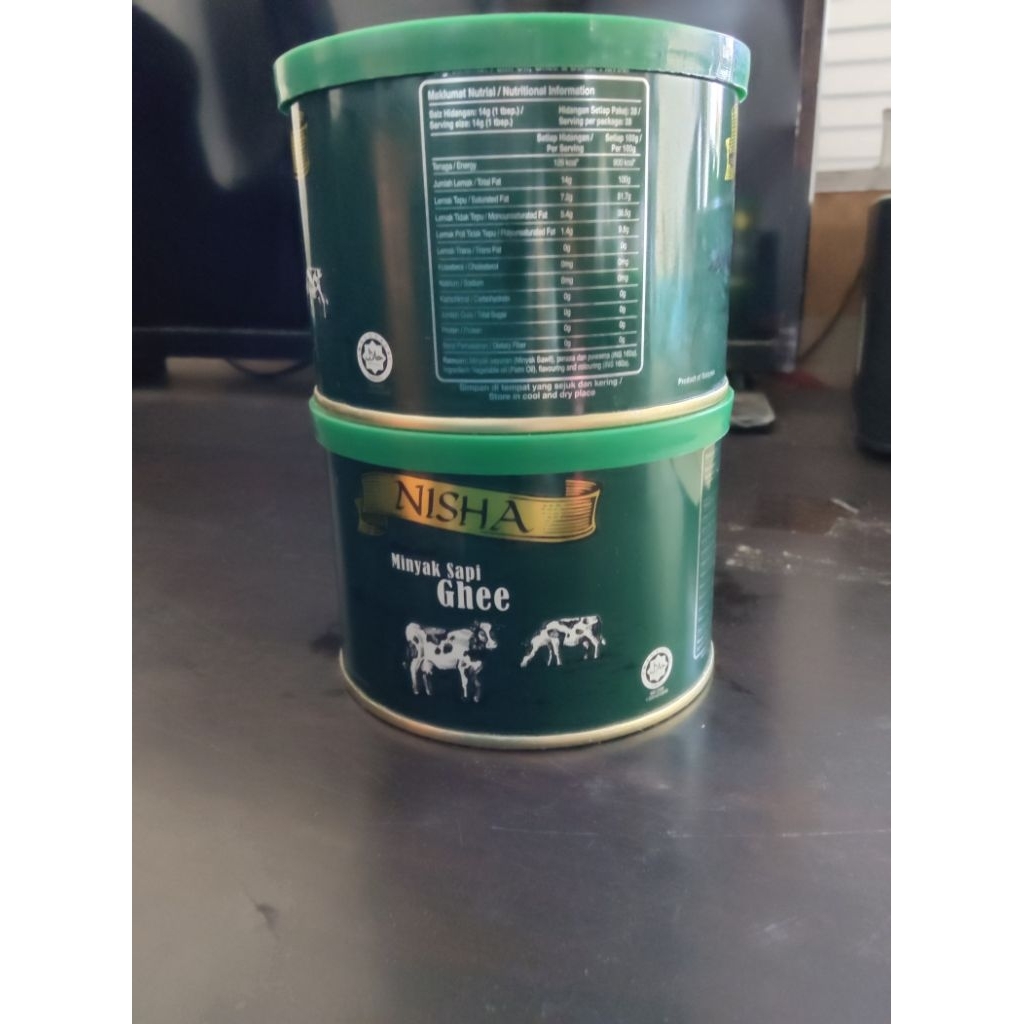 

Ghee Merek Nisha Minyak Susu Sapi Ghee 400 Gr