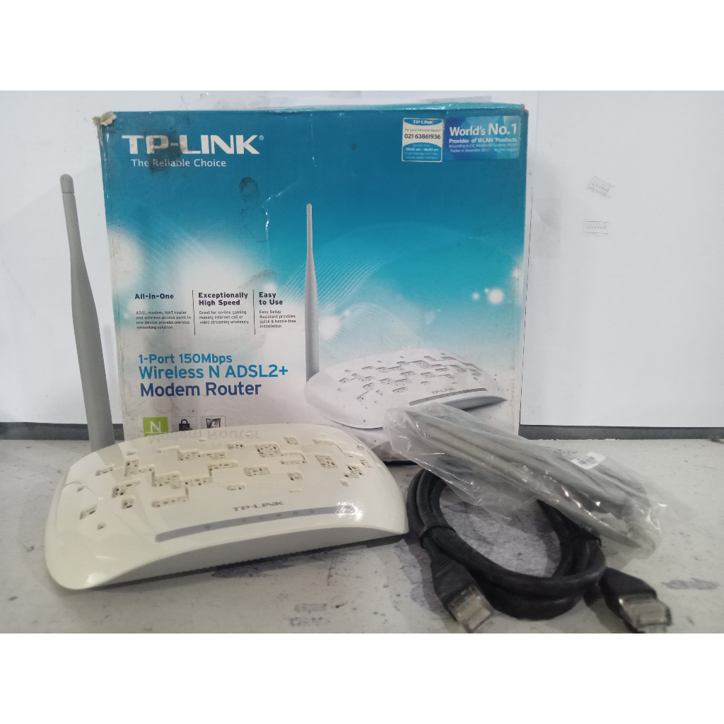 WIFI MODEM ROUTER TP-LINK MODEL NO TD-W8151N - ercomp1