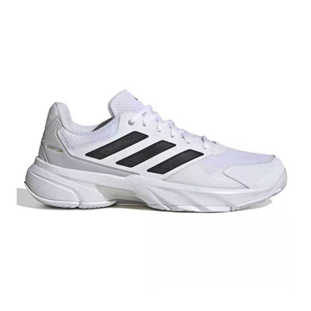 Adidas Courtjam Control 3 White Black ORIGINAL RESMI Tennis Shoes Sepatu Tenis Pria IF7888