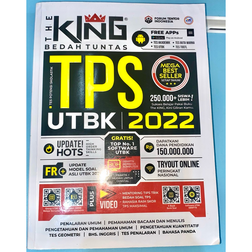 BUKU THE KING TPS UTBK/SNBT2022